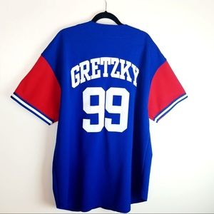 Vintage Starter NY Rangers Baseball Gretzky Jersey